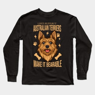 Australian Terrier Dog lover gift Long Sleeve T-Shirt